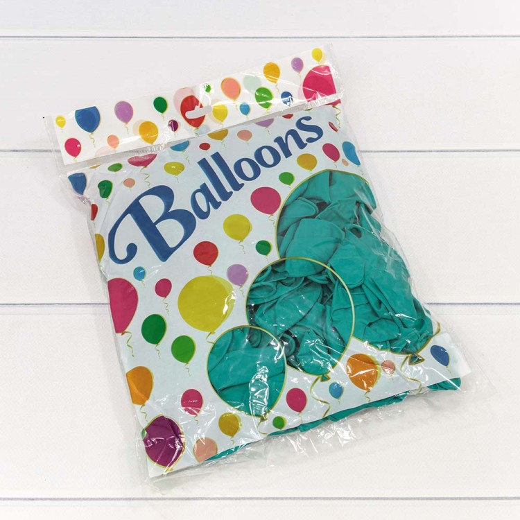 12300/12 Шарики воздушные из латекса "Пастель" 12"/30см (100 шт.) 2,8г Мятный 1/50