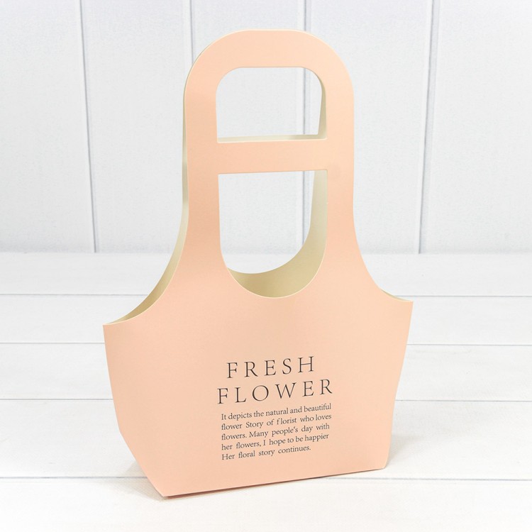 000178/33 Пакет подарочный "Fresh Flower" Персиковый 17*32*7,5 300г 1/10 1/300 