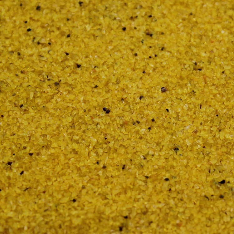 301527250405 Песок цветной желтый (кварцевая крошка, фракция 0,5-1 мм) вес: 2500г объем: 2000мл