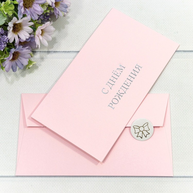 003011/5	Конверт подарочный 16,9*9,4см 1105 1/10 1/250