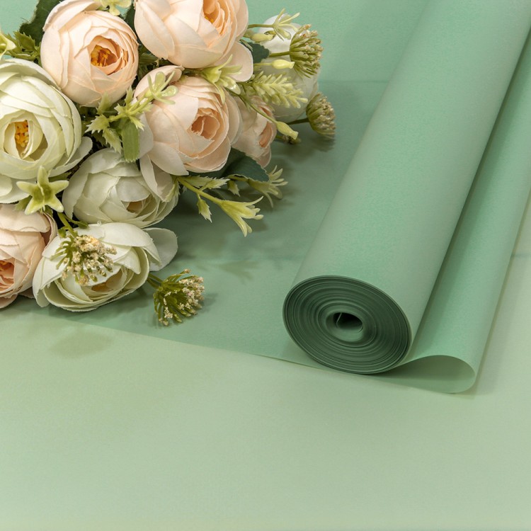 90057/558 Плёнка 0,59*34м 900г матовая однотонная 55мкм Бледно-зелёный 1/6 1/12 90057/558 Плёнка 0,59*34м 900г матовая однотонная 55мкм Бледно-зелёный 1/6 1/12