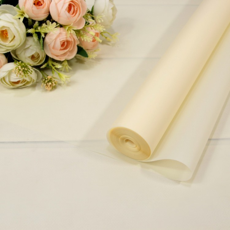 90057/M1 Плёнка 0,59*34м 900г матовая однотонная 55мкм Жемчужно-белый 1/6 1/12 90057/M1 Плёнка 0,59*34м 900г матовая однотонная 55мкм Жемчужно-белый 1/6 1/12