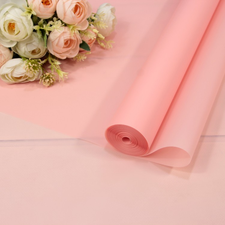 90057/0331 Плёнка 0,59*34м 900г матовая однотонная 55мкм Розовый-0331 1/6 1/12 90057/0331 Плёнка 0,59*34м 900г матовая однотонная 55мкм Розовый-0331 1/6 1/12