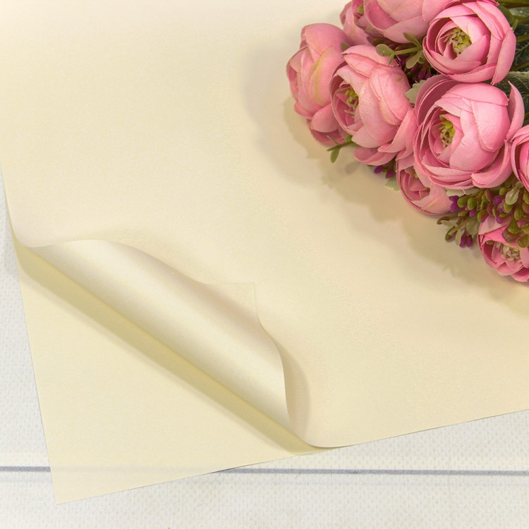 1698/3 Пленка в листах 60*60(20шт.) матовая "Корейская" 55мкм Светло-песочный 1/60