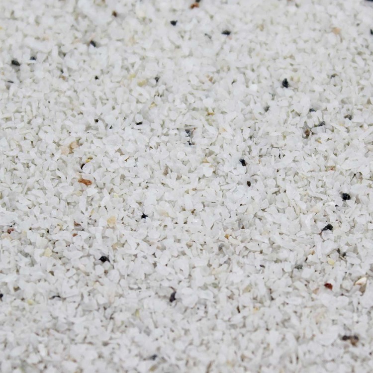 301527080901 Песок цветной белый (кварцевая крошка, фракция 0,5-1 мм) вес: 800г объем: 650мл